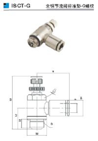 ISCT-G全銅節(jié)流閥標準型-G螺紋